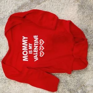 Valentine onesie